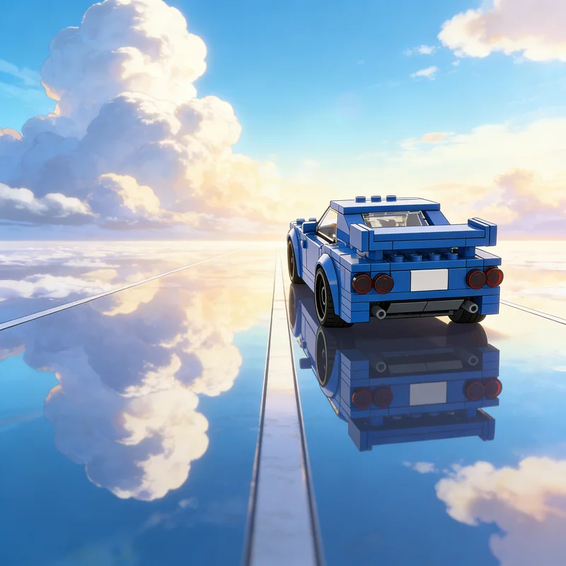 

347 деталей MOC Yso N Kamikaze GTR N34 City Champions: Конструктор для сборки, креативный подарок, DIY-декор для взрослых и детей, премиум-класс, для рабочего стола