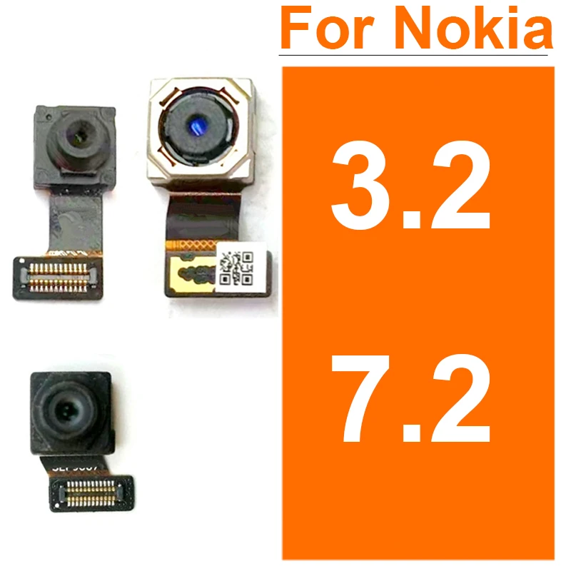 

Передняя камера для Nokia 3.2 7.2, небольшой модуль передней камеры, гибкий кабель, запасные части