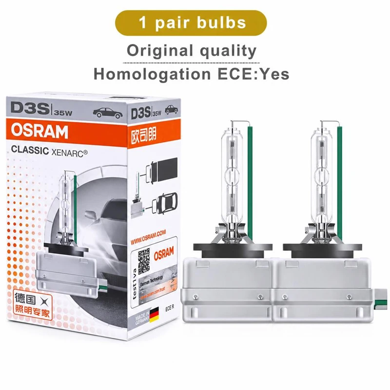 Philips D1S D2S D2R D3S D4S Xenon Standaard 12V 35W Originele XenStart HID Koplamp Autolamp Auto Originele Lamp ECE Duitsland OSRAM