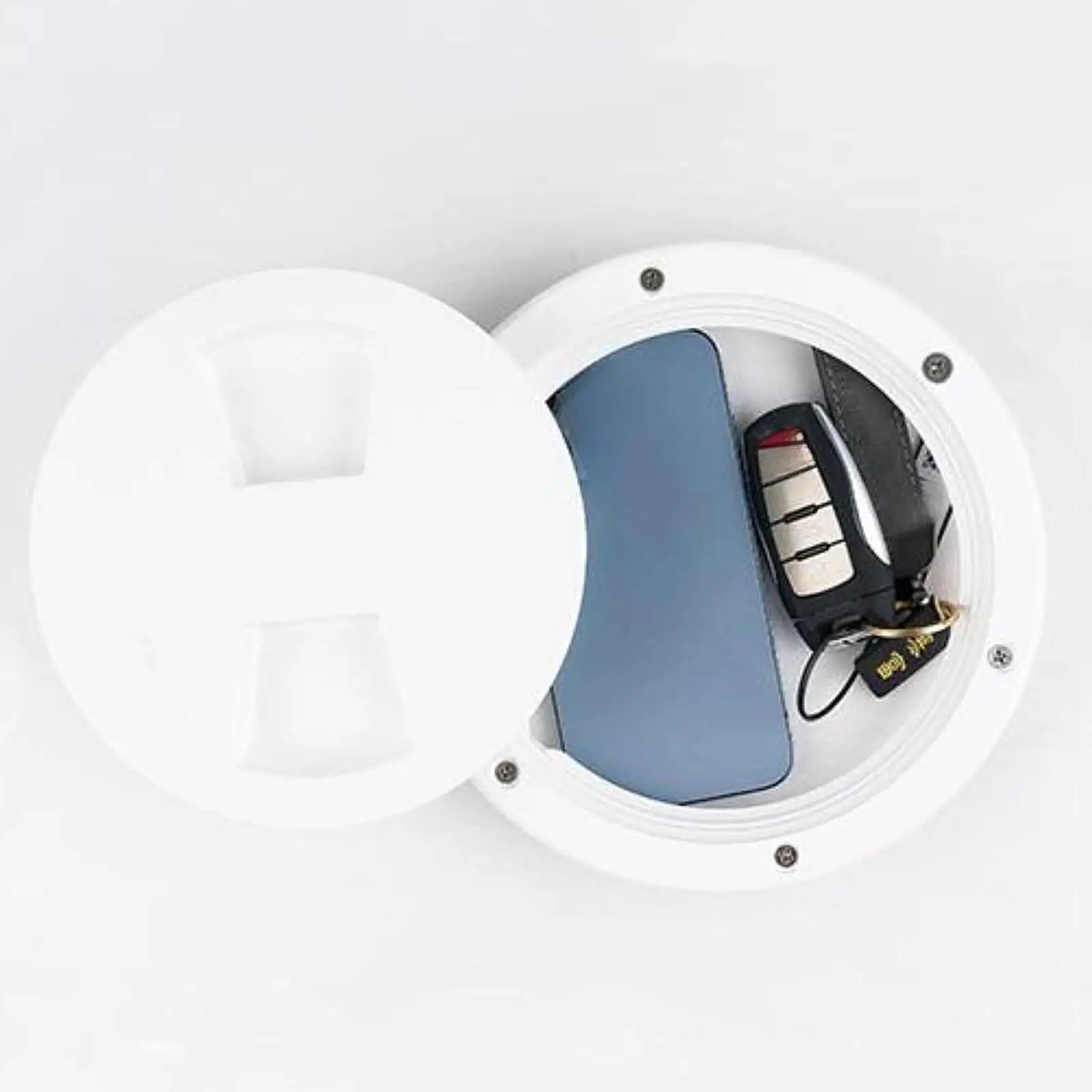 Waterproof Marine Deck Plate Access Hatch with Rubber Seal and Ergonomic Knob Boat Inspection Cover for Yacht RV
