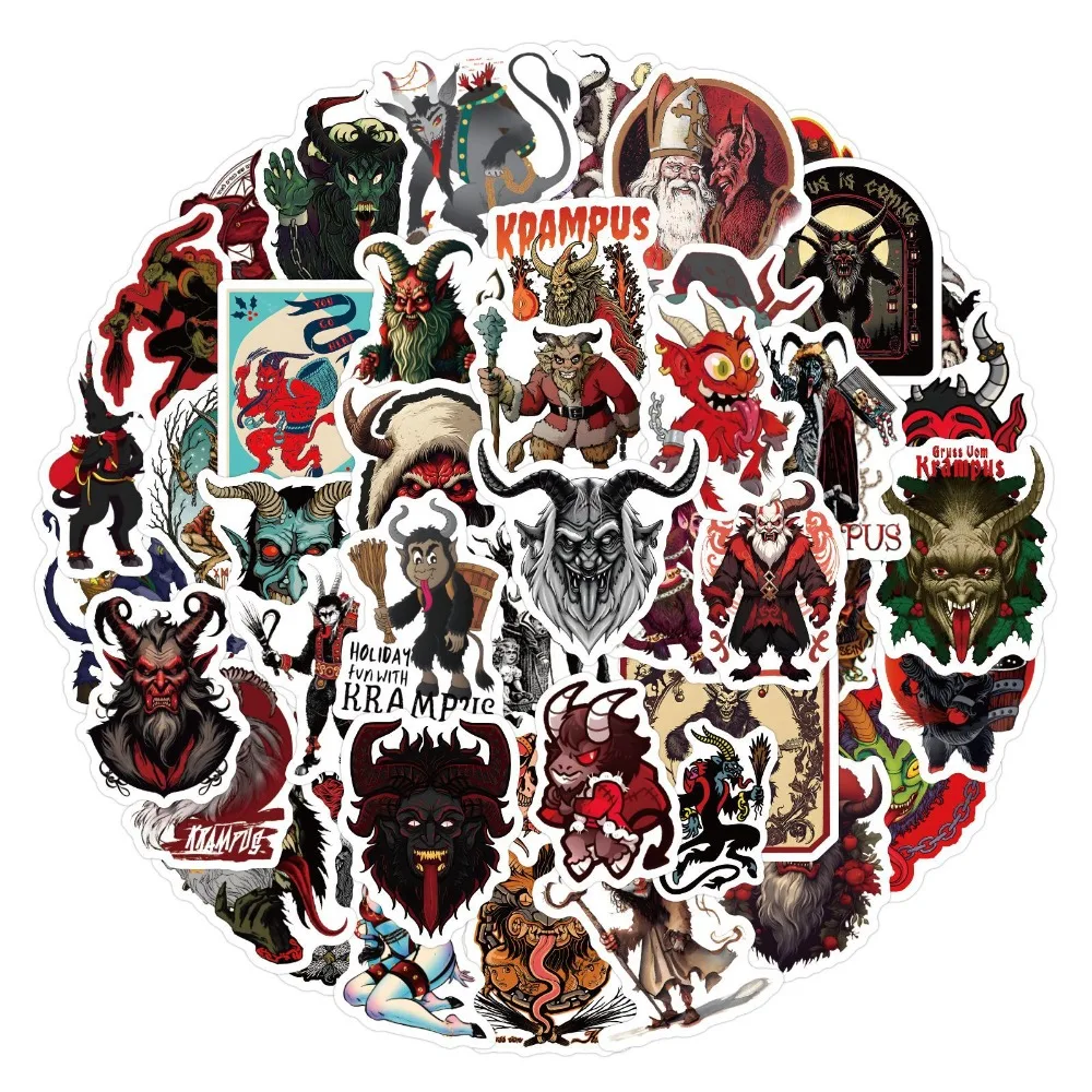 10/60Pcs Krampus Stickers for Notebooks Stationery Laptop Kscraft Special Forces Sticker Craft Supplies Scrapbooking Material