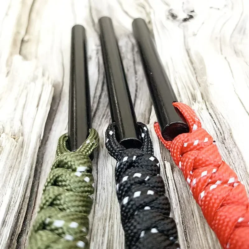 

2 шт./компл., уличный хит продаж, воспламенитель для выживания со скребком, удобный воспламенитель для пешего туризма, кемпинга, EDC, небольшой инструмент