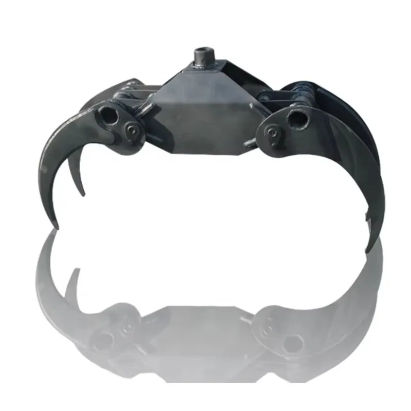 الخشب انتزاع تسجيل الأخشاب سجل Grapple سجل هيدروليكي Grapple دلو للحفارة الصغيرة Skidsteer