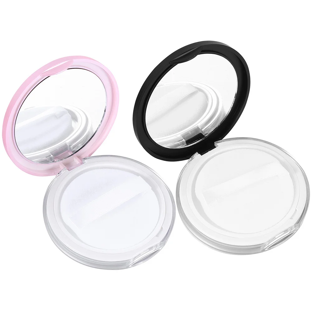 

2Sets Sponge Box Portable Makeup Puff Storage Organizer Reusable Powder Puff Container Travel Makeup Sponge Protector