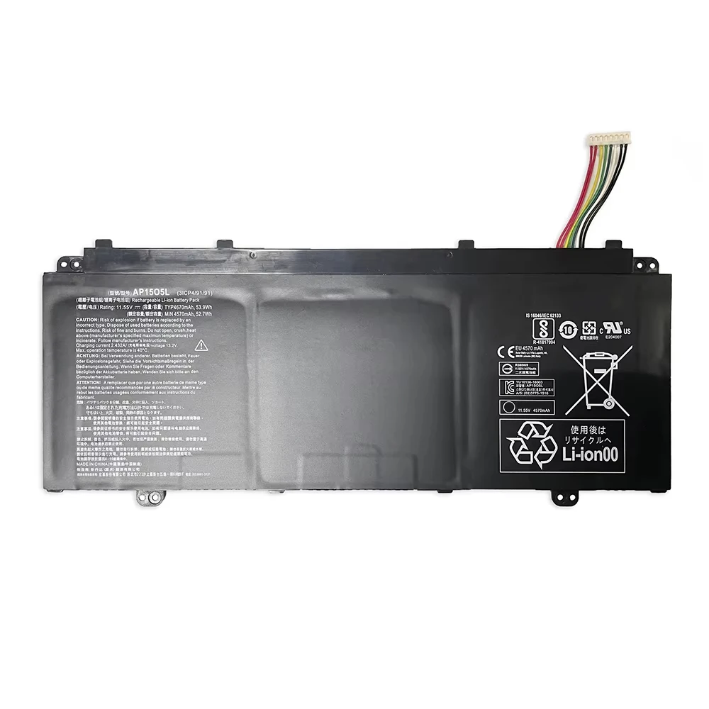 AP1505L 11.55V 53.9W Laptop Battery For Acer Aspire S13 S5-371-76GS S5-371-52JR S5-371-53NX S5-371T-58CC S5-371-572Z Series