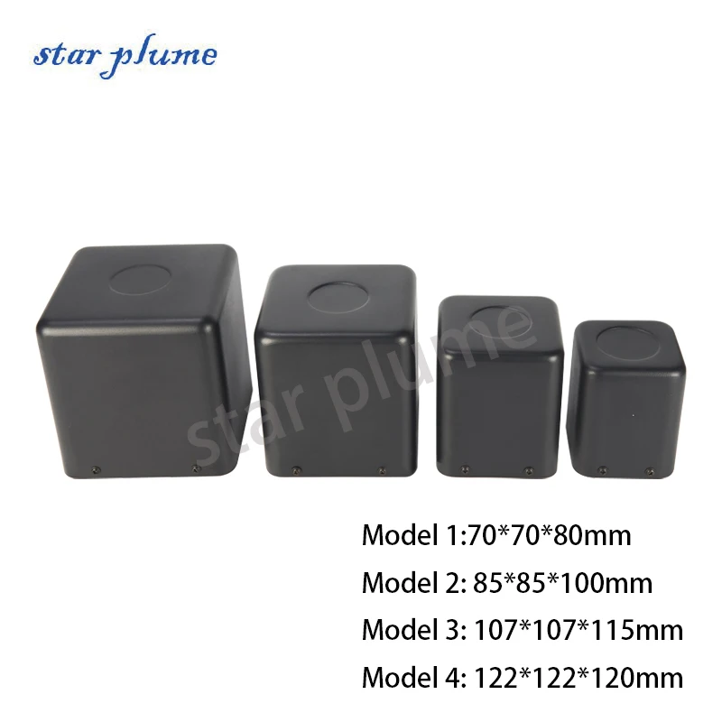 (122*122*120mm) Special Steel Plate Transformer Cover Cow Protection Cover For Vacuum Tube Amplifier Chassis Shell DIY Box