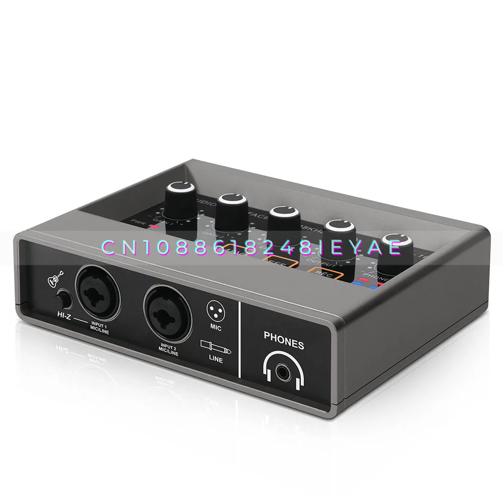 

Professional Sound Card High-quality Audio Interface for Recording Studio Small Computer Live Sound Card Mixer Q16