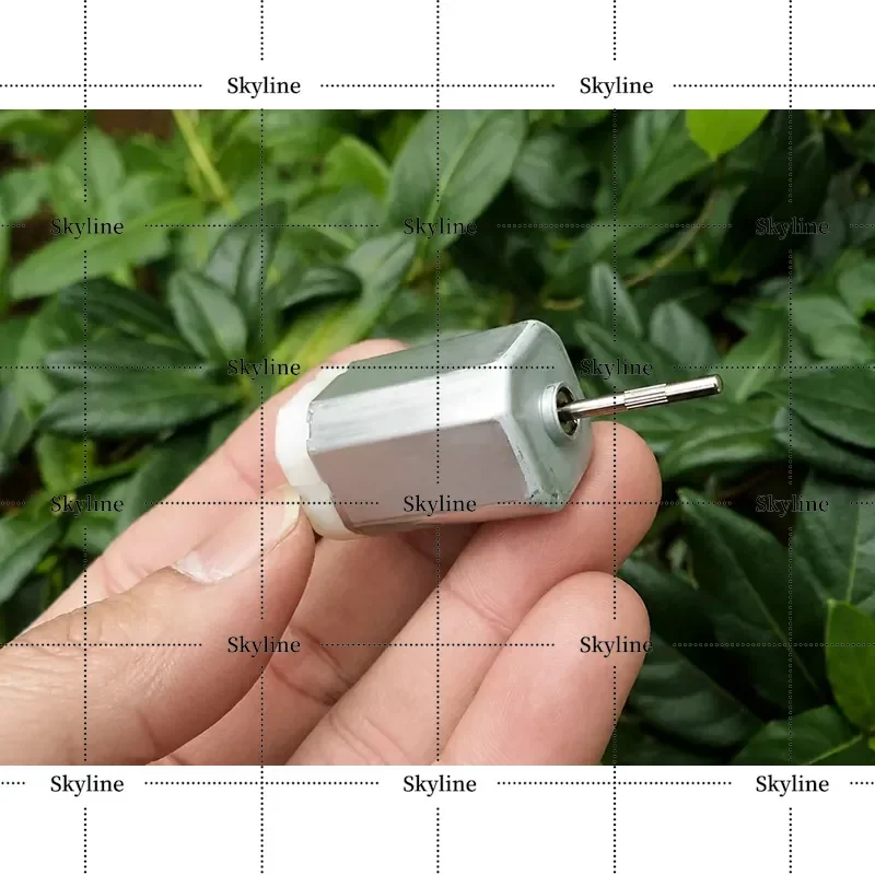 For Wanbaozhi Six Pole Rotor High Torque Car Folding Rearview Mirror DC12V Precision Square DC Motor