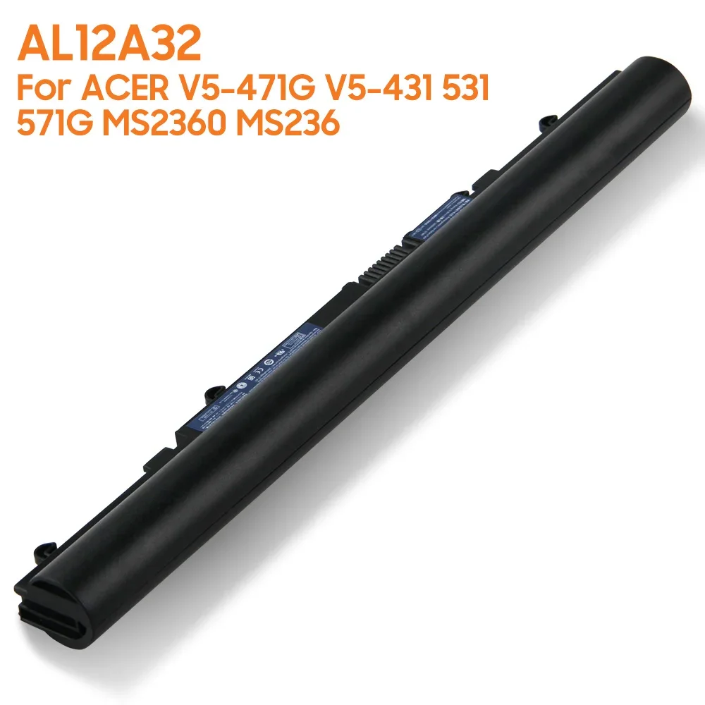 

New Replacement Battery AL12A32 For Acer V5-471 V5-131 V5-551 V5-531 V5-471P 571G E1-530 572G 470G 570G MS236 MS2360 2500mAh