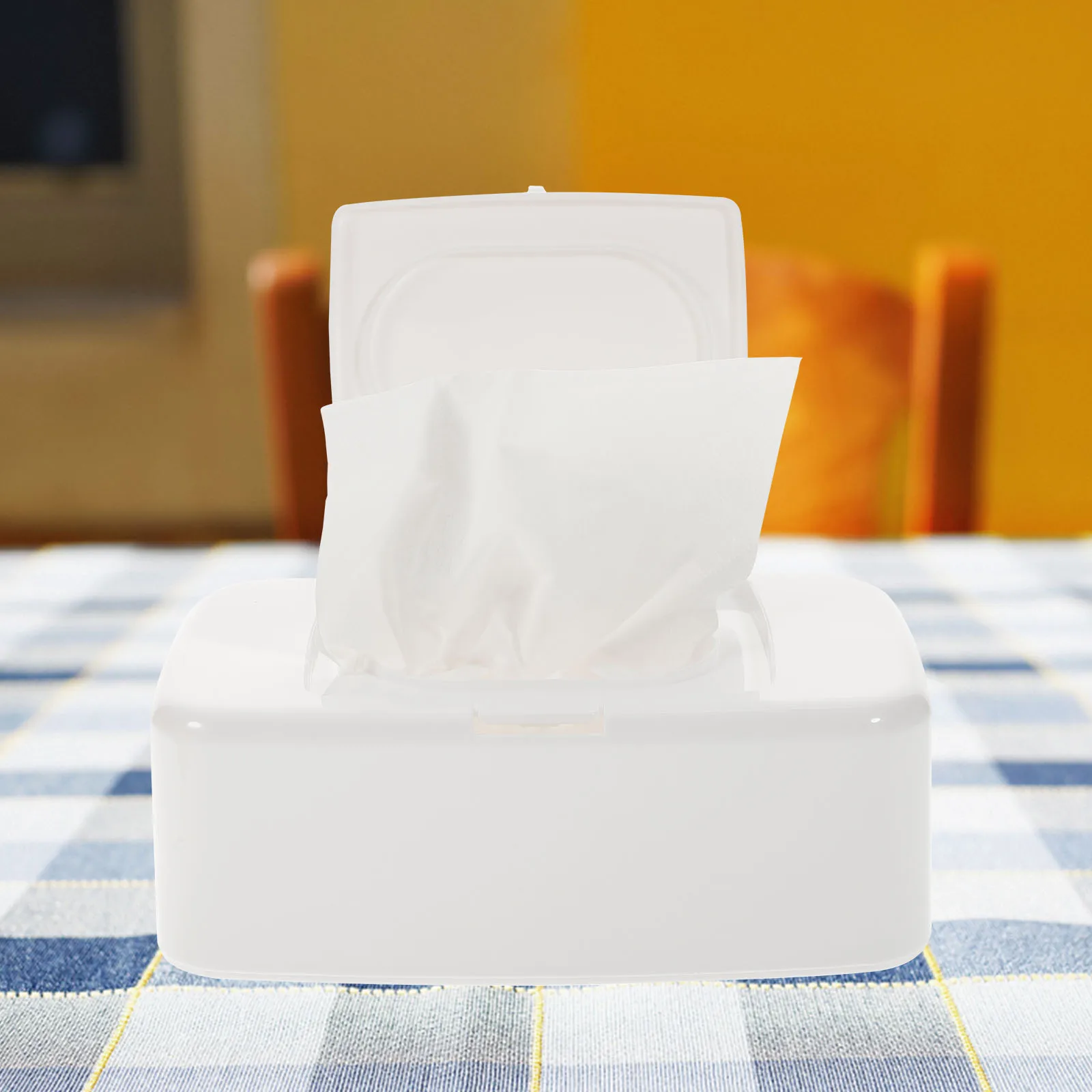 

Box With Lid Portable Household Wipes Case Travel Wipes Container Refillable Wet Tissue Holder Wipe Dispenser For Car Desktop