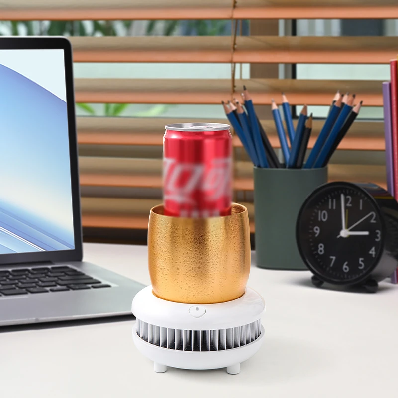 ماكينة صنع الثلج كوب تبريد البيرة السريعة الصغيرة، مبرد سريع، تبريد كهربائي للمشروبات، أجهزة منزلية للمكتب #5