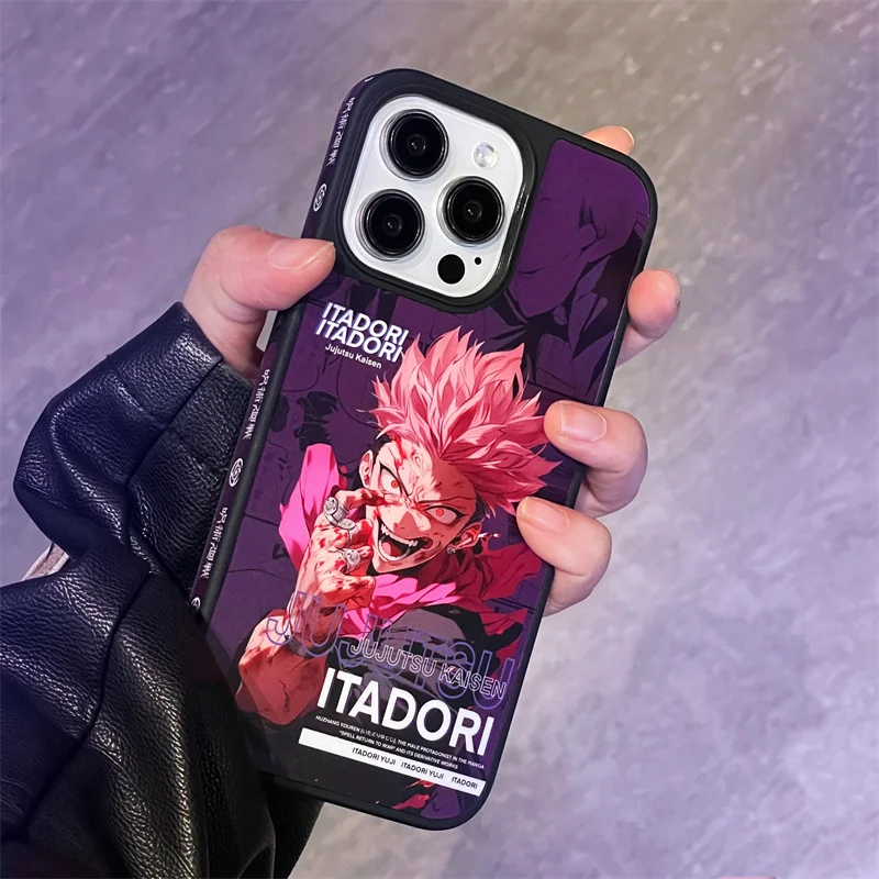 Japan Jujutsu Kaisen Gojo Satoru Anime Tyrant Fushiguro Toji Phone Case Protection for iPhone 16 15 14 13 12 Pro Max Back Cover