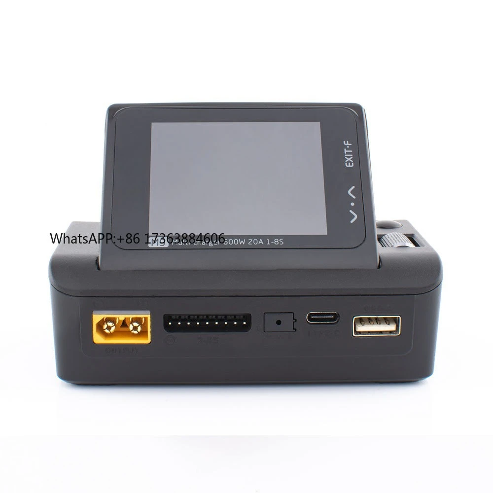 

ToolkitRC M9 600W USB Fast Charing DC Smart Charger Adjustable Screen Angle with Audio Function for 1-8S Lipo LiHv LiFe Battery