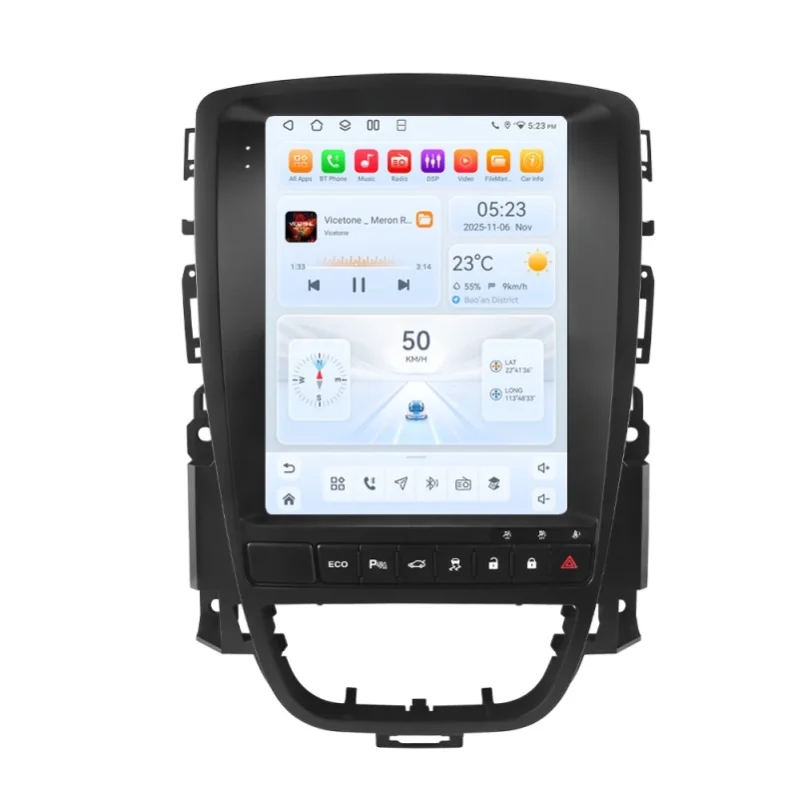 OSSURET Bestseller 9,7 Zoll 2 Din Android 15 Autoradio für Opel Astra J 2009-2015 für Buick Verano 2009-2015 Autoradio CarPlay Android Auto 6115 Head Unit Multimedia-Videoplayer Navigation DSP