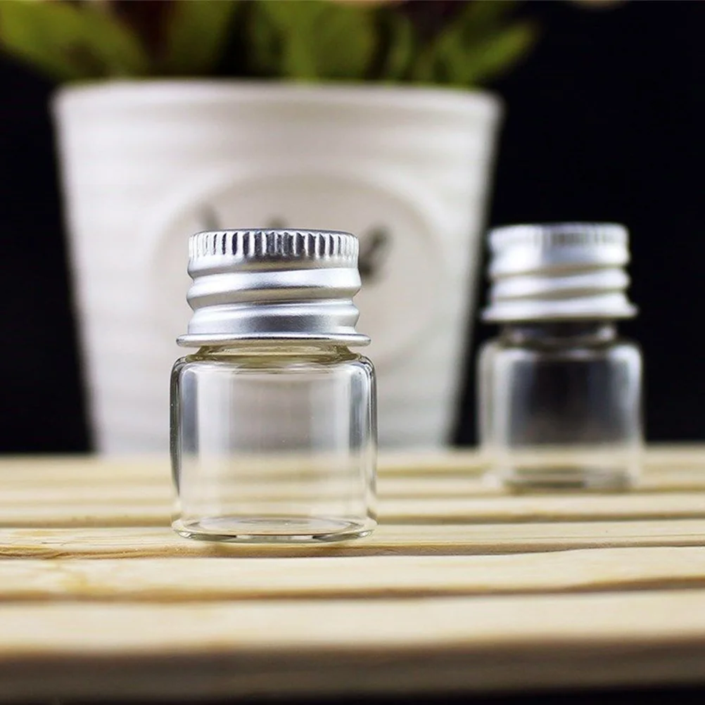 

12 Pcs Laboratory Medicine Container Chemical Reagent Bottles Cylinder Glass Mini Sealing Sample