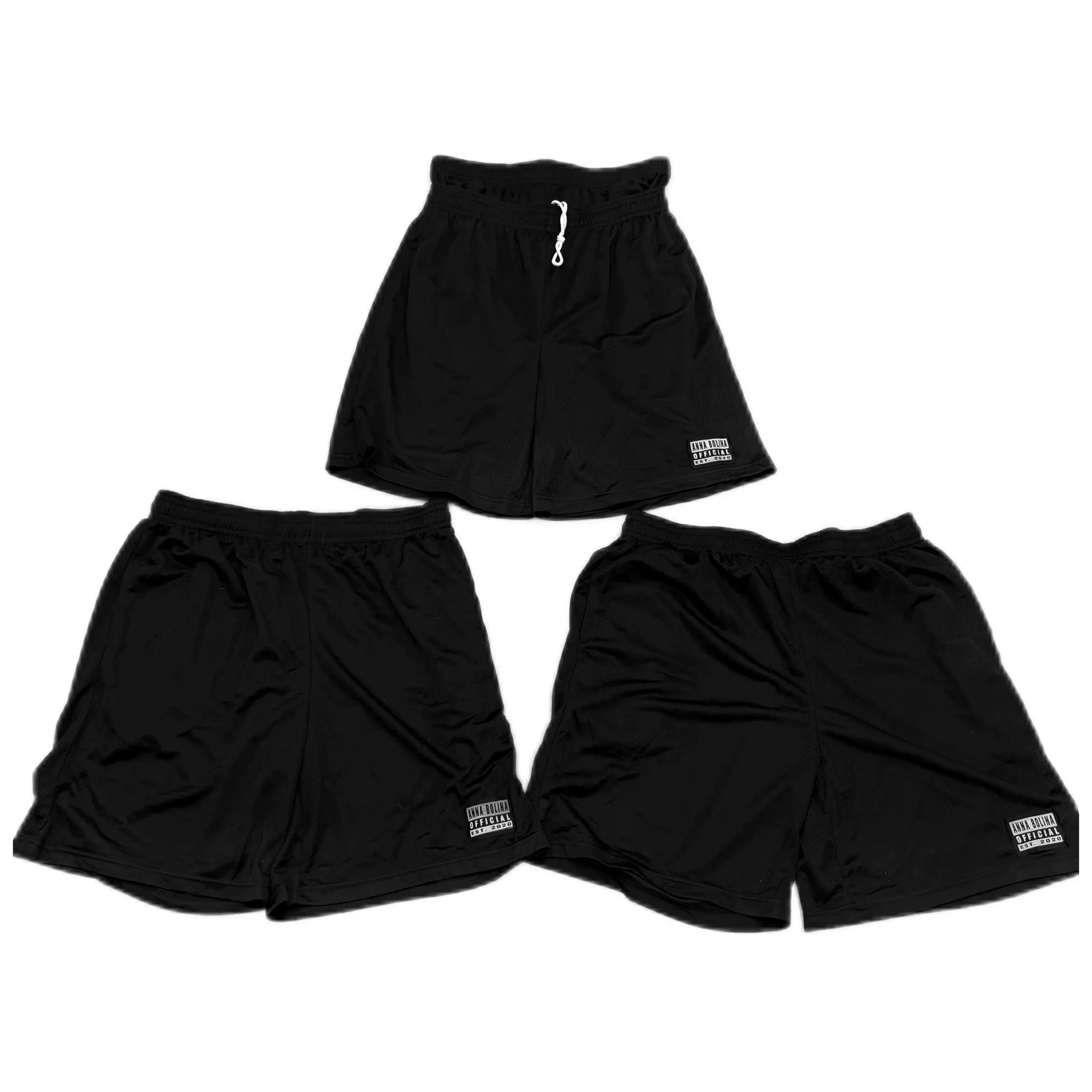 Casual Loose Street Style Shorts Letter Print Net Eye Ball Design Comfortable Breathable Summer Wear for Men