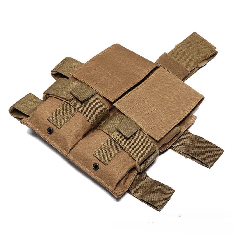 Tactical Thigh  Magazine Pouch Drop Leg Panel Mag Pouch For 5.56/7.62  Outdoor Airsoft Leg Mag Holder Charger Carrier - view 3