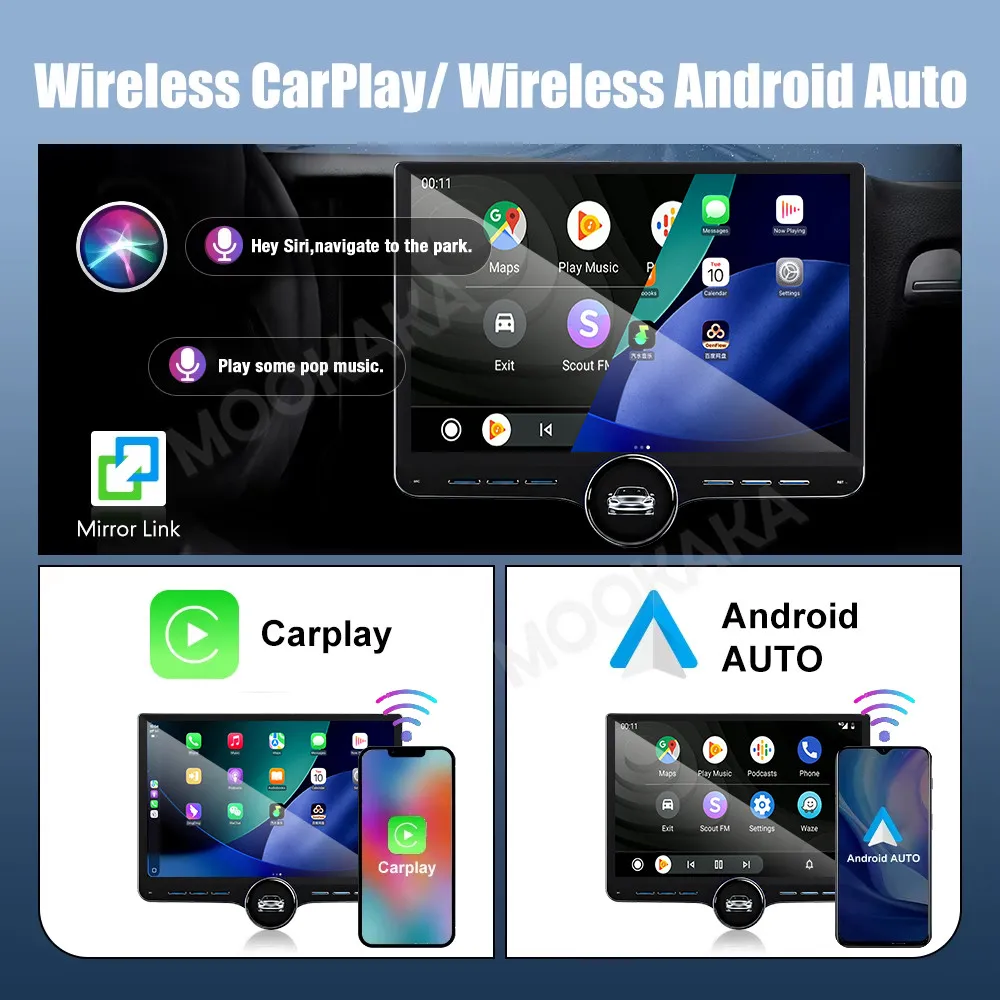 11.5'' Single knob Android 15 Auto Radio For Toyota Land Cruiser 2016 Multimedia Navigation Car Stereo Receiver player Head Unit