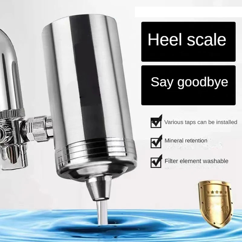 Stainless Steel Faucets Water Purifier Household Tap Water Direct Drinking Kitchen Water Filter Remove Water Pollutants Durable