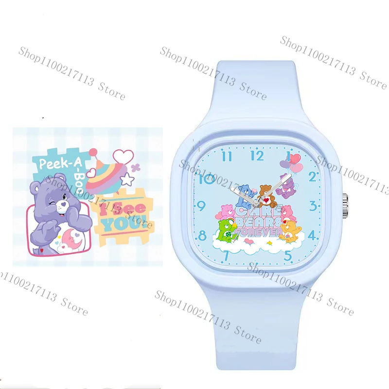 Reloj deportivo electrónico de silicona para niños y niñas, cronógrafo Digital con diseño de oso arcoíris, dibujos animados, regalo de cumpleaños,