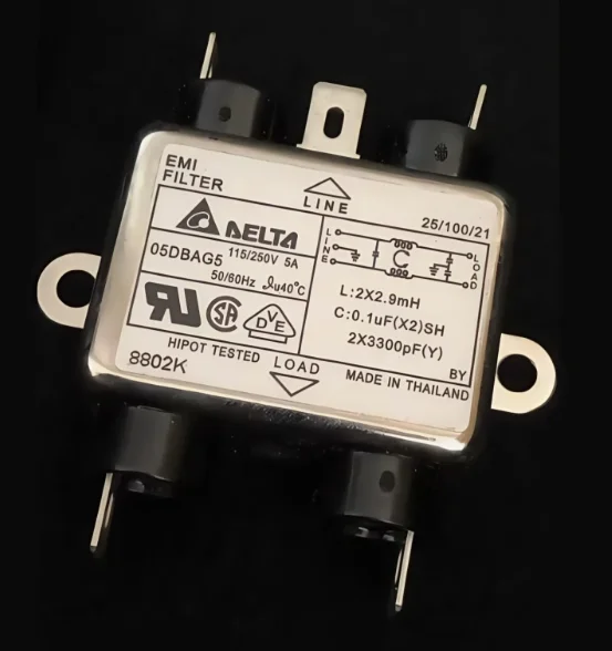 

1PCS/LOT 05DBAG5 EMI FILTER 115/250V 5A 50/60HZ