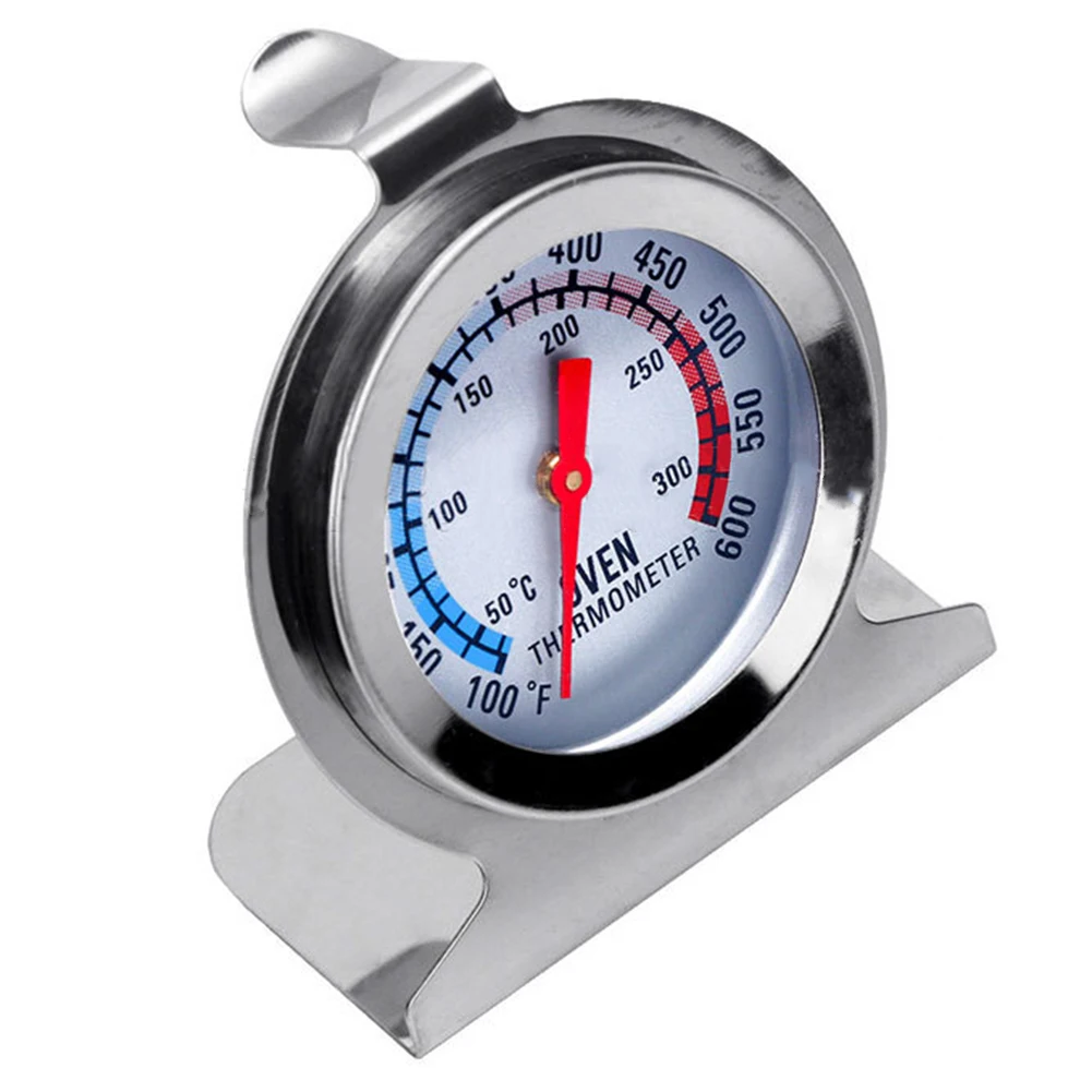 

Convenient Oven Thermometer Stainless Steel Material Large Dial Easy Read Suitable for Heat Based Food Appliances