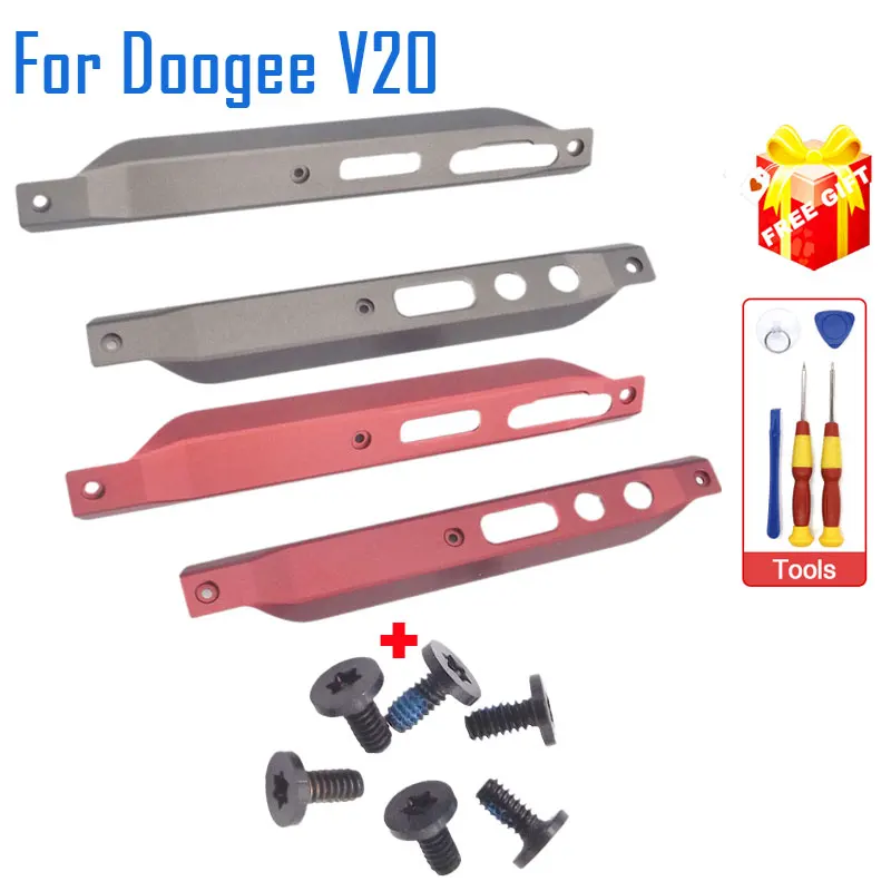 

DOOGEE V20 Original Housing A Front shell Middle Side Metal Frame Case+Screws Repair Replacement Accessories Part For Doogee V20