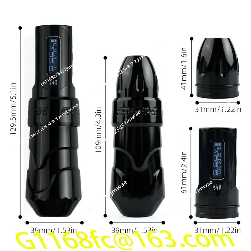 High Quality Wireless Tattoo Pen with Titanium Tube, Fully Efficient Power Integrated Motor Machine part