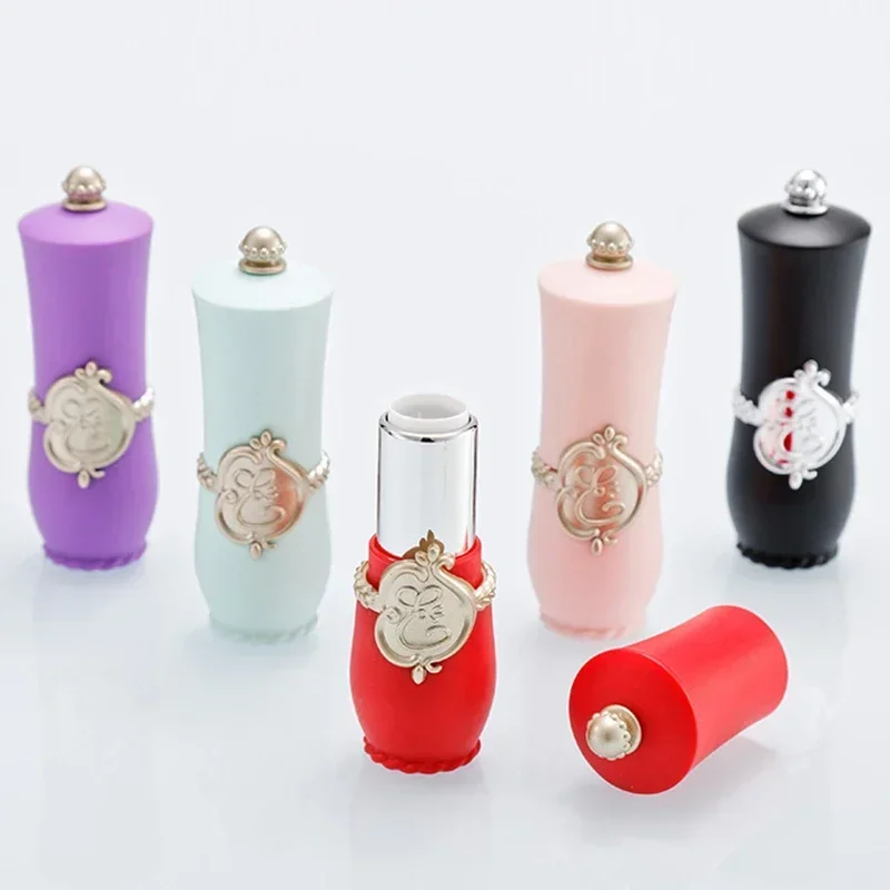 10 Stuks 12.1 Mm Lippenstift Buis Lege Cosmetische Container Zwart Rood Diy Lippenbalsem Container Lipgloss Lip Stick Verpakking make-up Tool