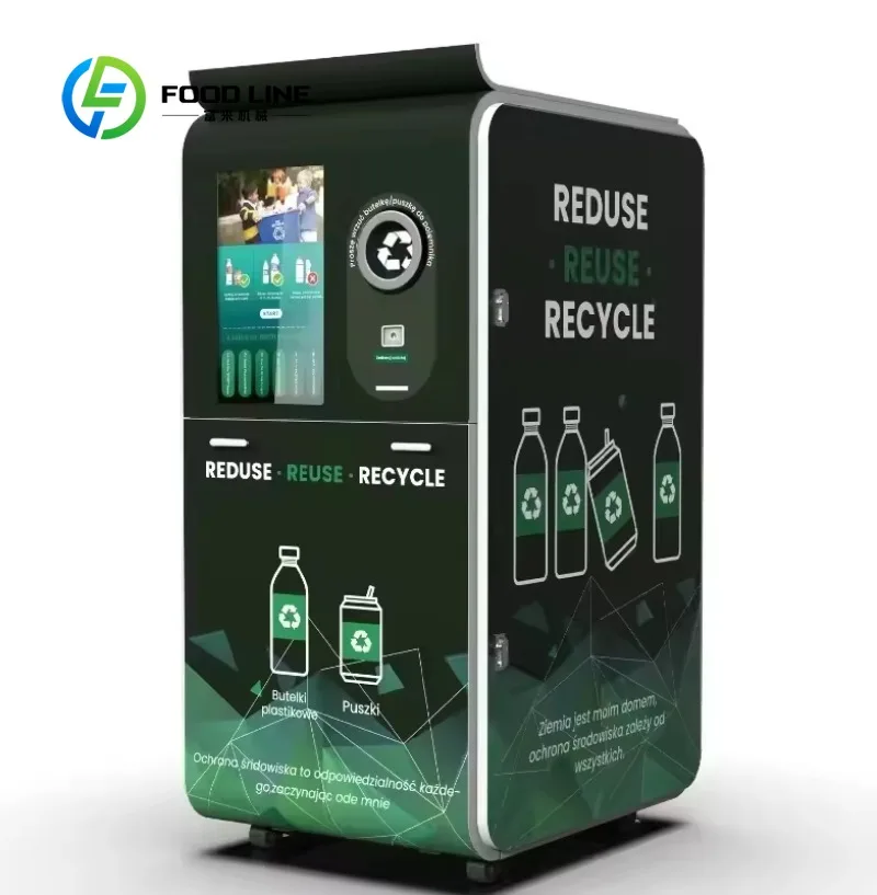 Customized New Arrival Reverse Vending Machine (RVM) Plastic Bottle Recycle with Print Receipt Rewards
