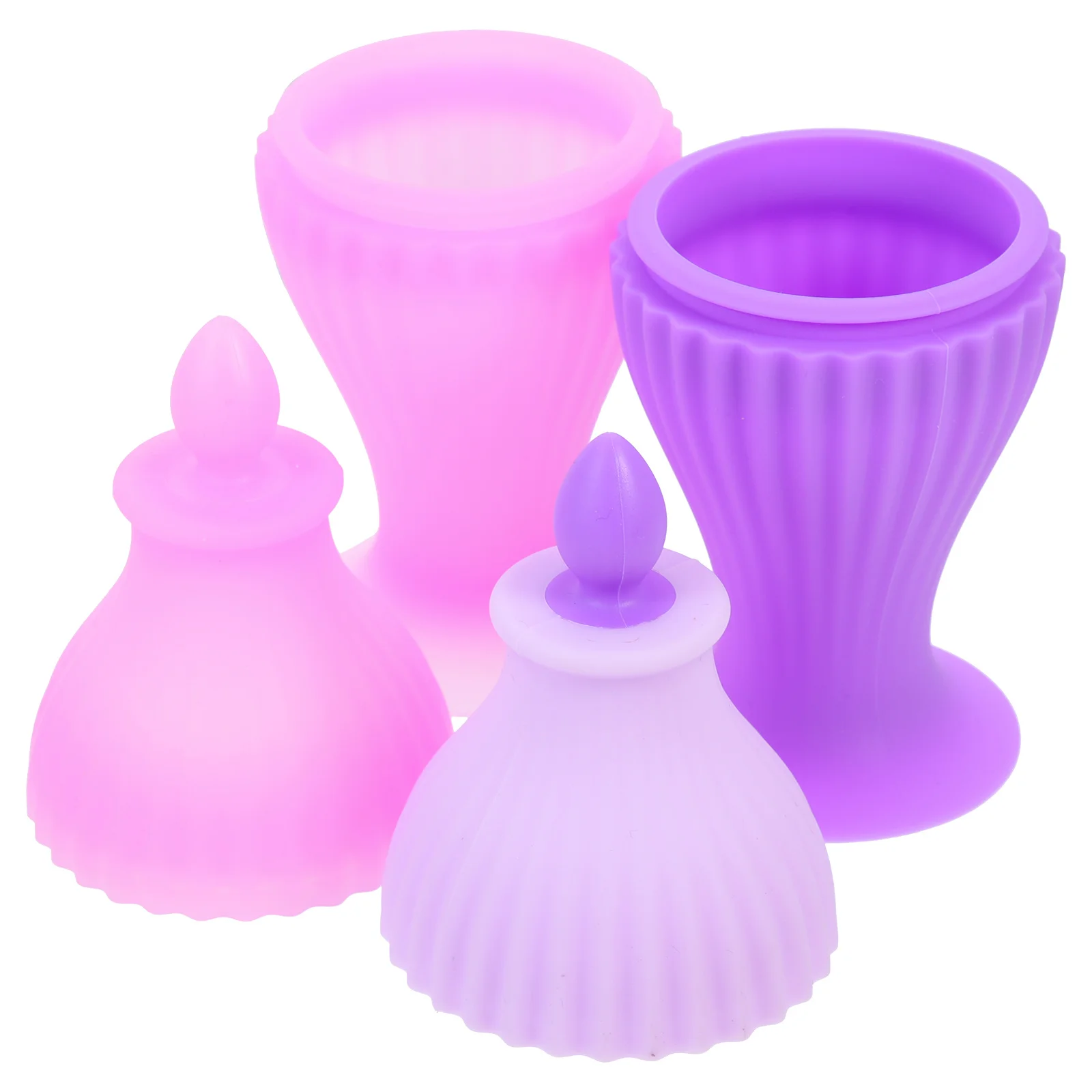 2 ชิ้นสำหรับนวดหน้าซิลิโคน เครื่องมือดูแลผิวหน้า กระชับรูขุมขน ลดอาการบวม ลูกกลิ้งเสริมความงามแบบใช้ซ้ำได้