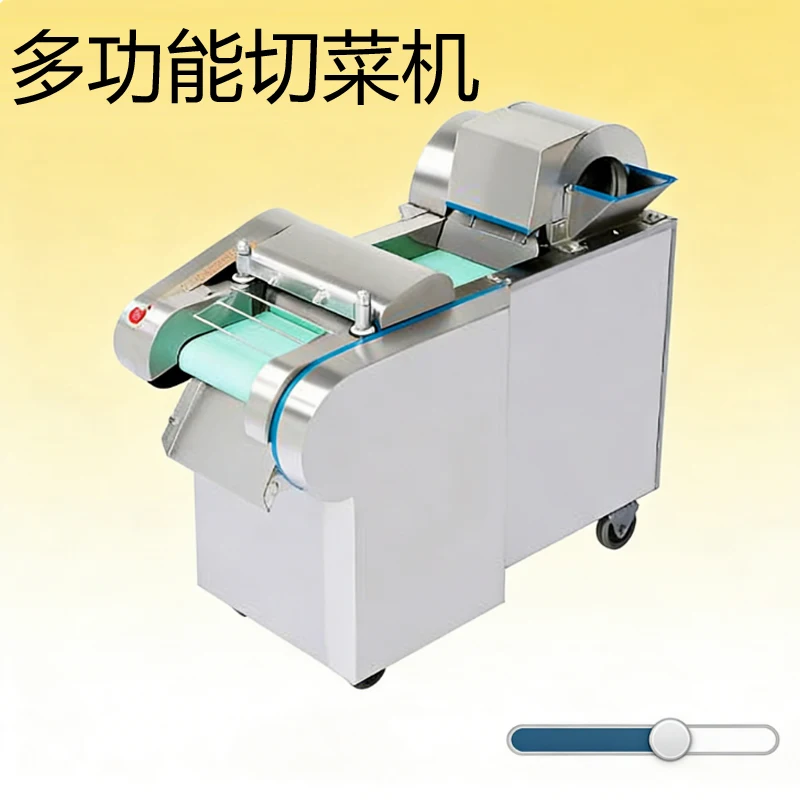 

Commercial Electric Slicer Machine Stainless Steel Potato Dicing Vegetable Cutter Ginger Cabbage Chilli Processing Equipment