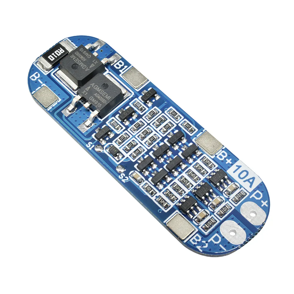 3S 10A 11.1V 12V 12.6V Lithium Battery Charger Protection Board Module for 18650 Li-ion Lipo Battery Cells BMS 3.7V