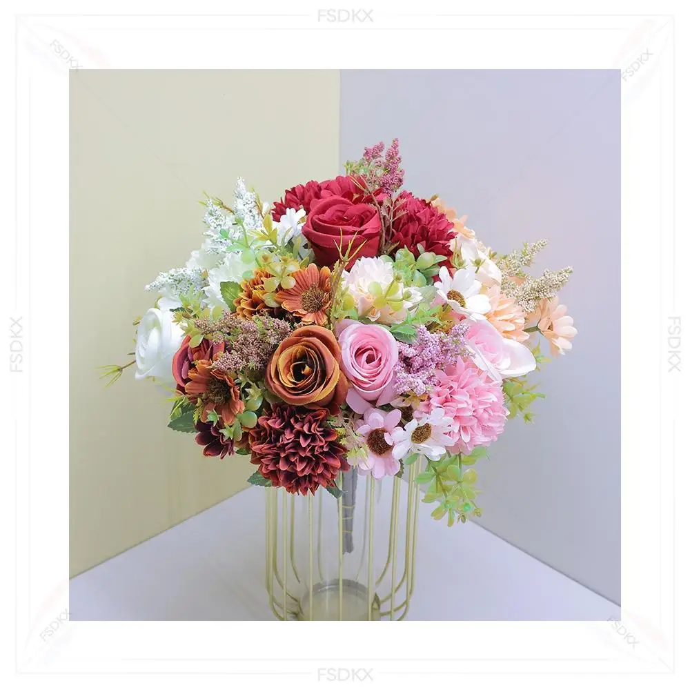 

Wholesale Wedding Bouquet Wedding Table Decoration Arrangement Artificial Flower Ball