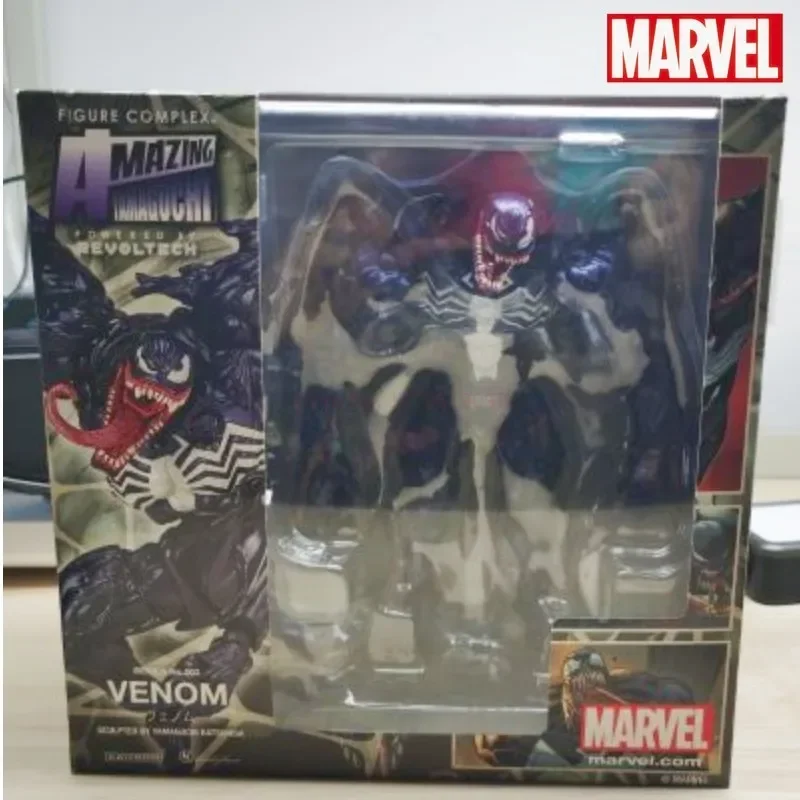 

In Stock Original Amazing Yamaguchi No.003 Venom Spider Man Anime Figure Collecile Action Toys Gifts Model Birthday Gifts