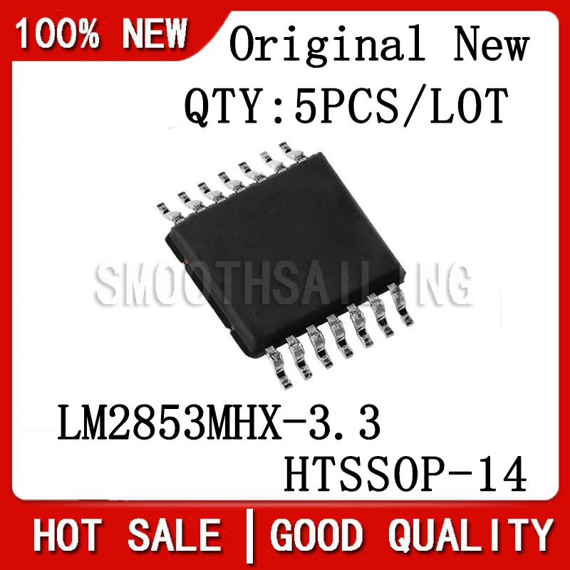 

5PCS/LOT New Original LM2853MHX-3.3 Printing LM2853 HTSSOP-14 Chipset