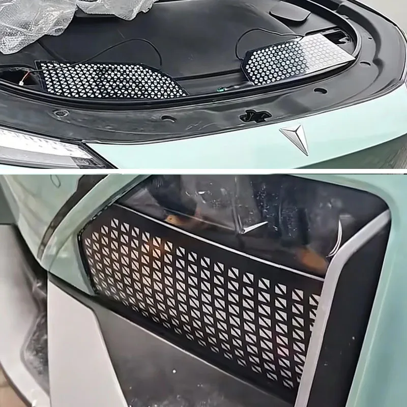 2pcs for Changan Deepal S07 S7 2025 2026 High Custom Interactive Panel Black White Light Paste-type Installation