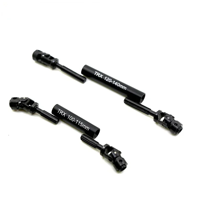 Heavy Duty Cvd Drive Shaft 100-115mm / 120-140mm Alloy Steel Universal Joint Steel For 1/10 Rc Car Trx4 Trx-4 TRX-6 TRX6