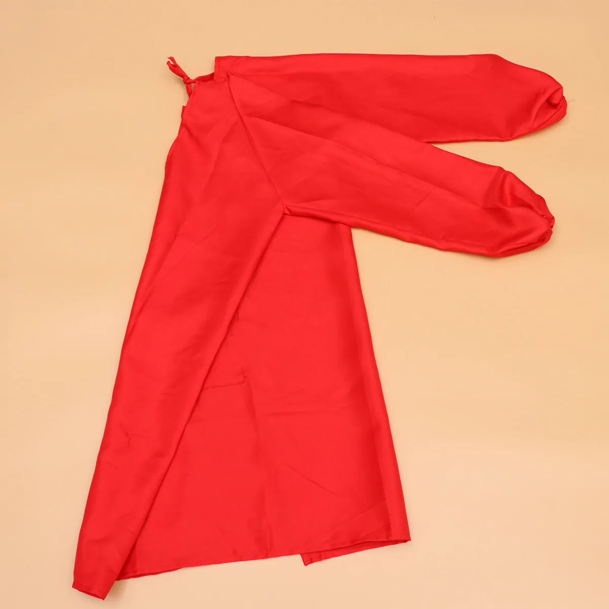 1Pcs Art Smock Long Sleeve Painting Apron Red Xxl Clothes Protector Drawing Coat Cover Painting Apron Smock