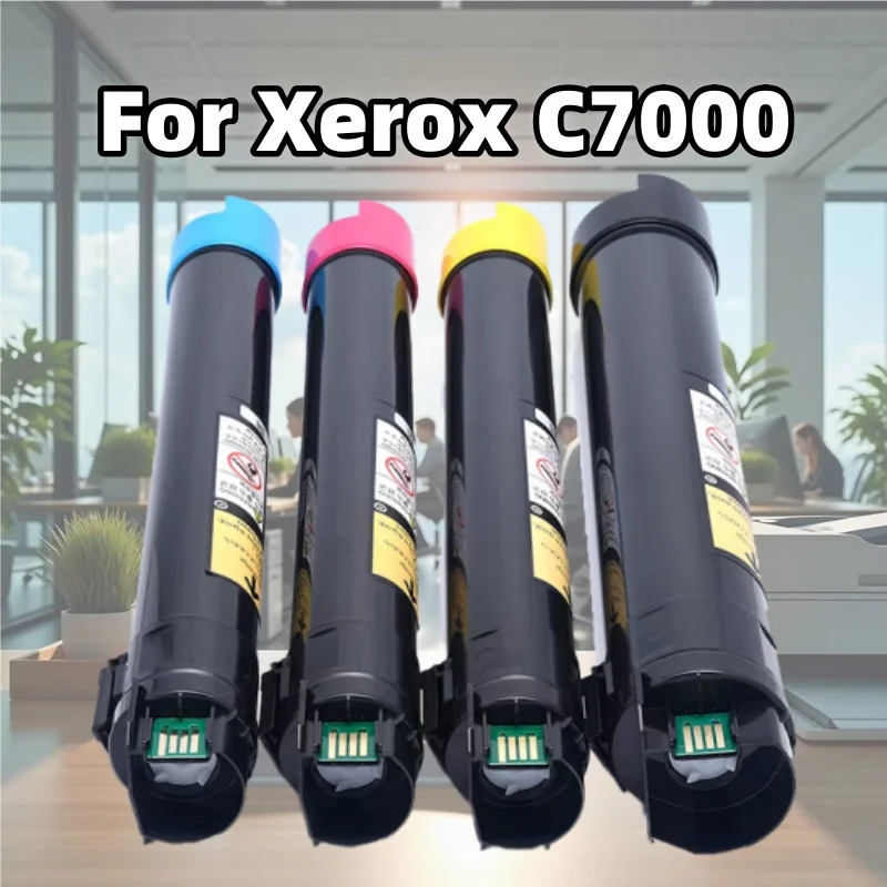 1 Juego de cartuchos de tóner C700 para Xerox Versalink C7000dn C7000n, cartucho de tóner Compatible con fotocopiadora de tóner