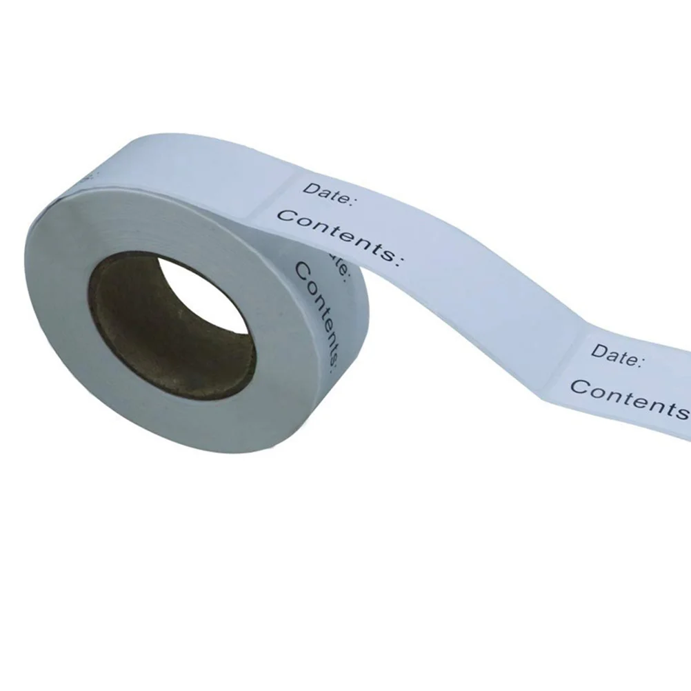 1 Roll English Record Date Stickers Self Adhesive DIY Indexed Note Paste for Craft Teaching Learning Eco Friendly Paper