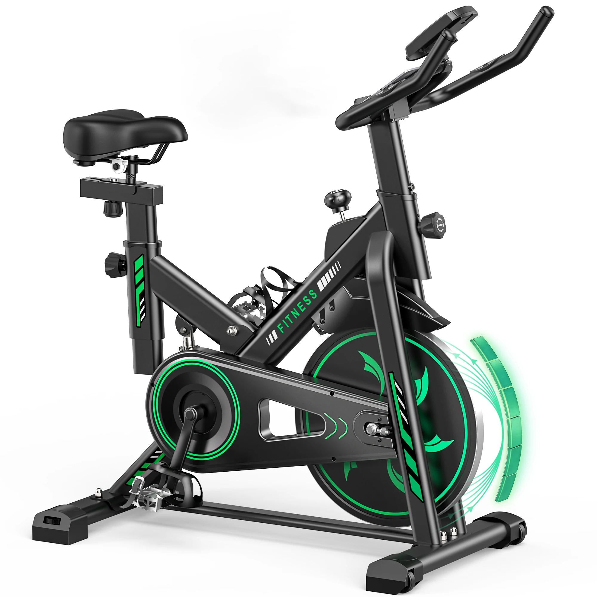 Formill QK101 10KG vliegwiel 265lbs wrijving & QK116C 12KG vliegwiel 287lbs magnetische fiets, riemaandrijving, display, thuis cardio