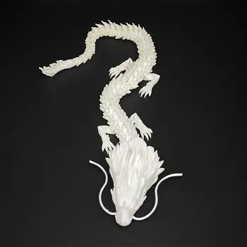 3D מודפס סיאמיים דרקון קישוטי ניידים מצוירים יצירתיים דרקון צמחי מסלעה דגי טנק גינון קישוט 33cm 42cm 8 best sales דג תלת-ממדי - №8
