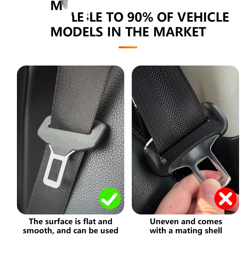 Car Seat Safety Belt Buckle Suede Smart Cover For Peugeot 206 301 307 308 3008 207 208 407 408 508 107 106 Interior Accessories
