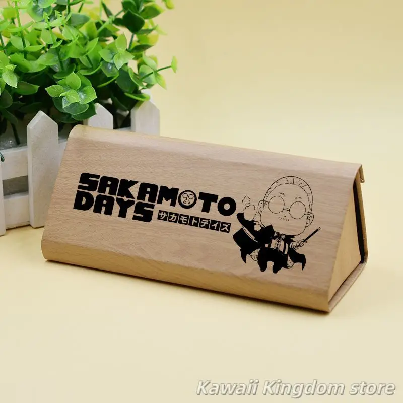 SAKAMOTO DAYS Taro Sakamoto Shin Lu Fold Federmäppchen, schützendes Hartbrillenetui, tragbare Aufbewahrung, Sonnenbrillenbox