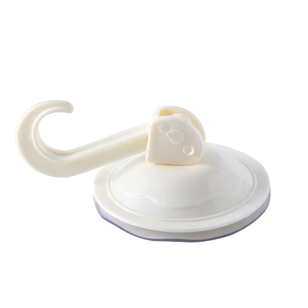 

6pcs Suction Cup Hooks Wall Hanger for Kitchen Bathroom Home 5kg Capacity No Punching Powerful Hook Cloth Towel Coat