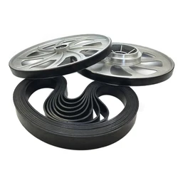 2Pcs Woodworking Band Saw Wheel Rubber Belt Anti-slip And Anti-noise Rubber Ring 8/9/10/12/14