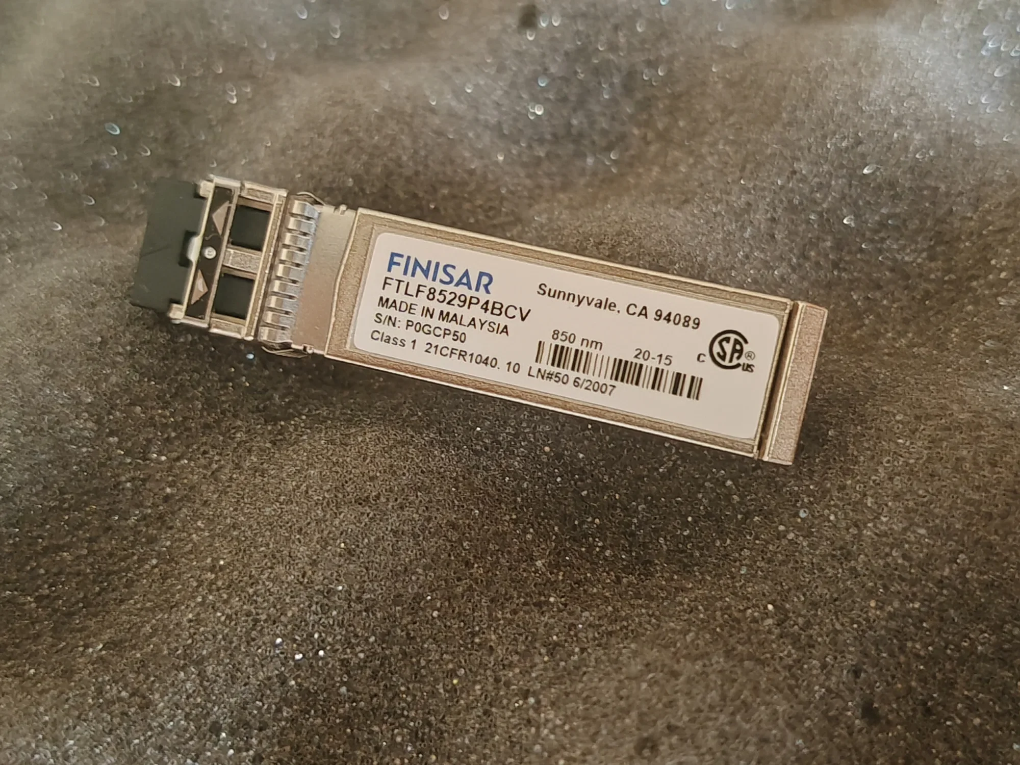 Original New Finisar SFP 16g Transceiver FTLF8529P4BCV Multimode 850nm SW Fiber Channel 16gb SFP Switch Optical Fiber Module