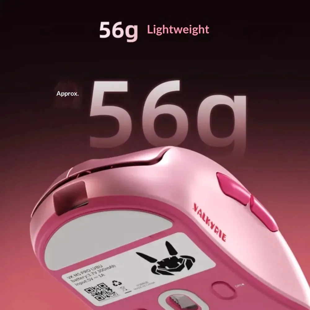 VALKYRIE VK M5 Pro Wireless Gaming Mouse Long Battery Life Quick Charge Tri-Mode 8K Nordic 54L Portable Gaming Accessories Gifts