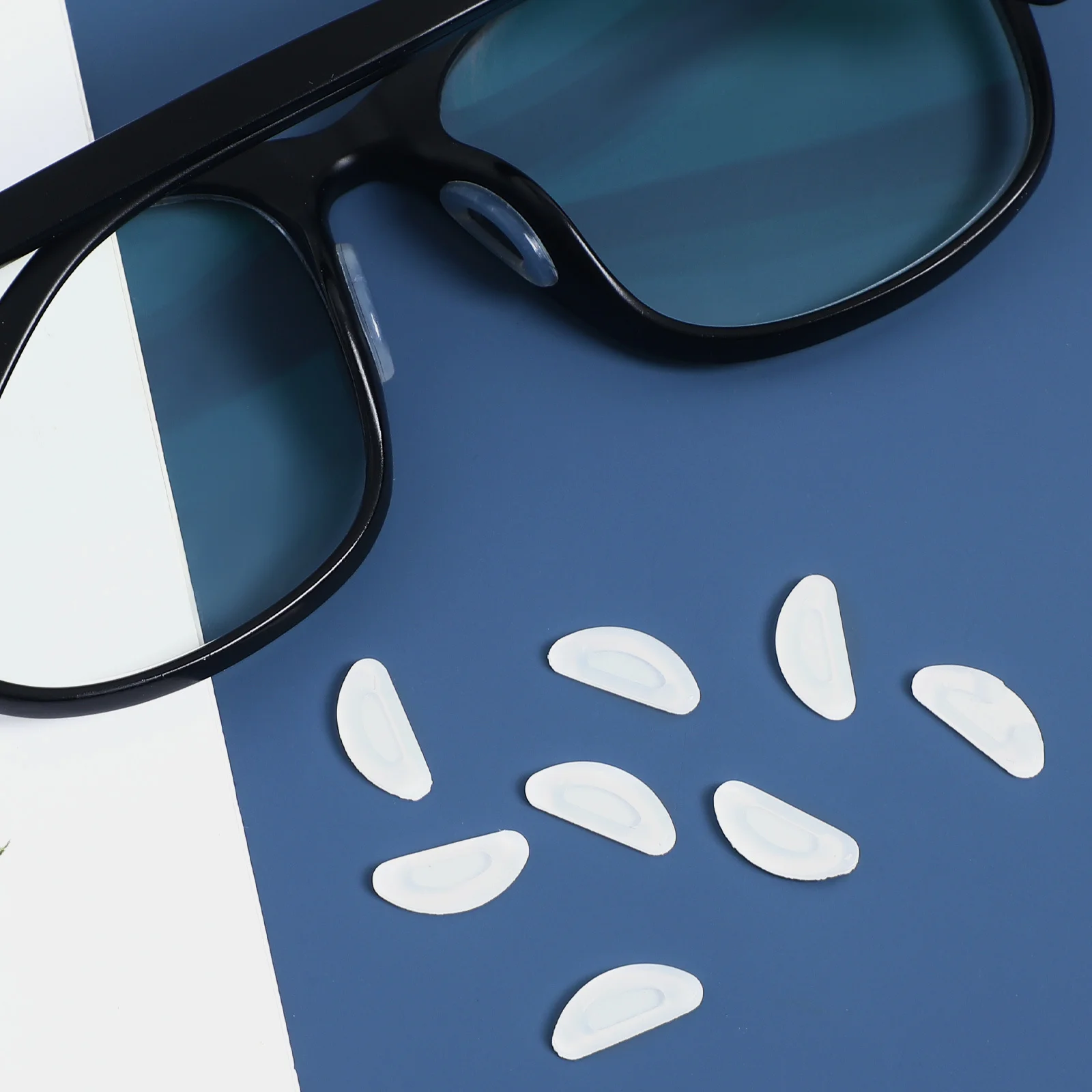 

5Pairs Glasses Nose Pad Anti Slip Silicone Eyeglass Nose Grips Comfortable Non Deforming Wear for Sports Daily Use